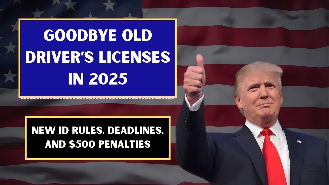 Goodbye Old Driver’s Licenses in 2025: New ID Rules, Deadlines, and $500 Penalties