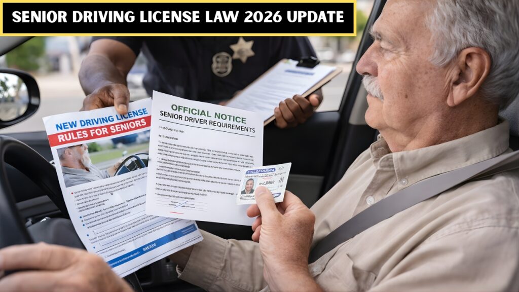 Senior Driving License Law 2026 Update: Drivers Can Stay Licensed Until Age 89
