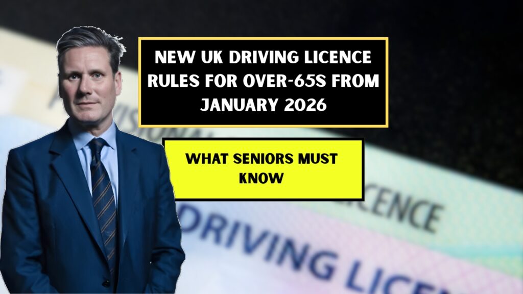 New UK Driving Licence Rules for Over-65s From January 2026 — What Seniors Must Know