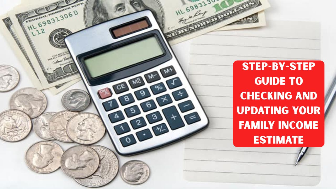 Step-by-Step Guide to Checking and Updating Your Family Income Estimate